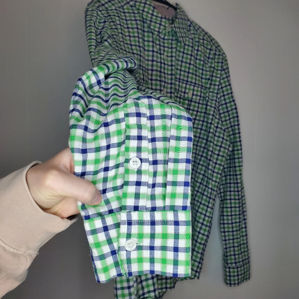 Tomsware Mens Blue Green Plaid Size XL Wedding Cruise Groomsmen Bachelor Yacht - Picture 6 of 6